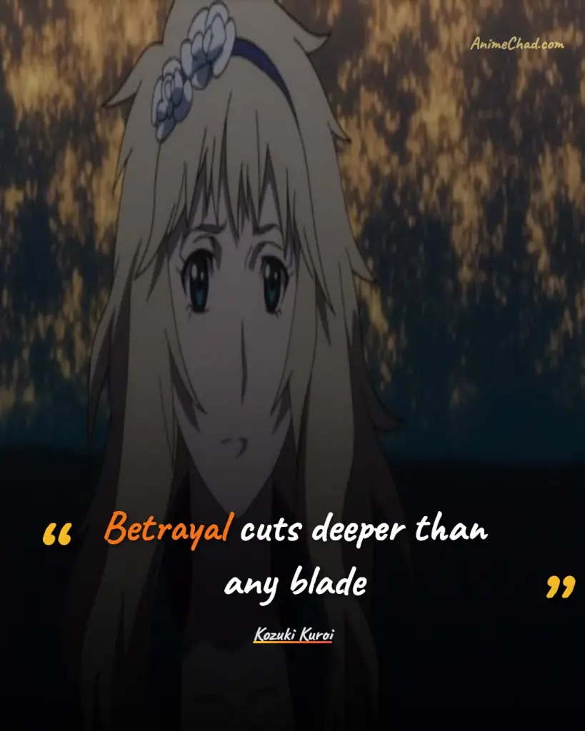 Kozuki Kuroi Quotes