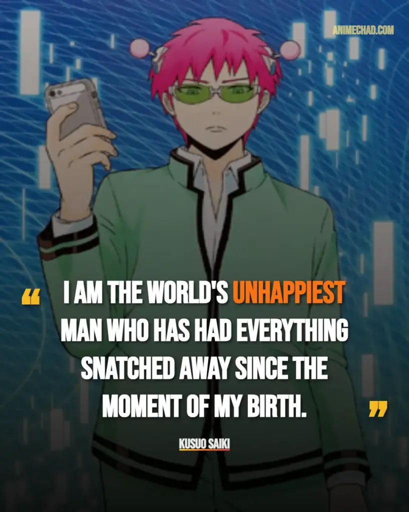 Kusuo Saiki Quotes (1)