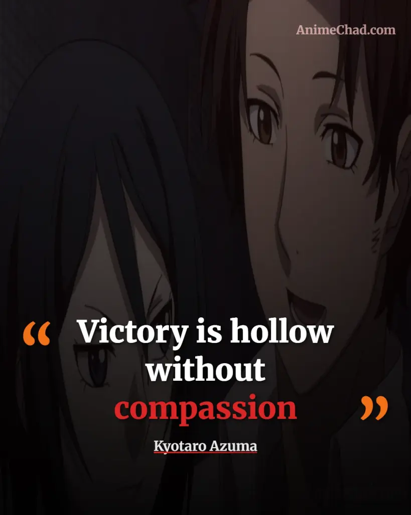 Kyotaro Azuma Quotes (6)