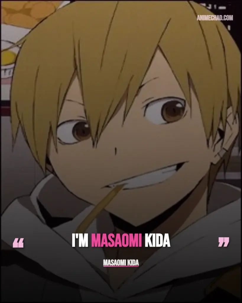 Masaomi Kida Quotes (1)