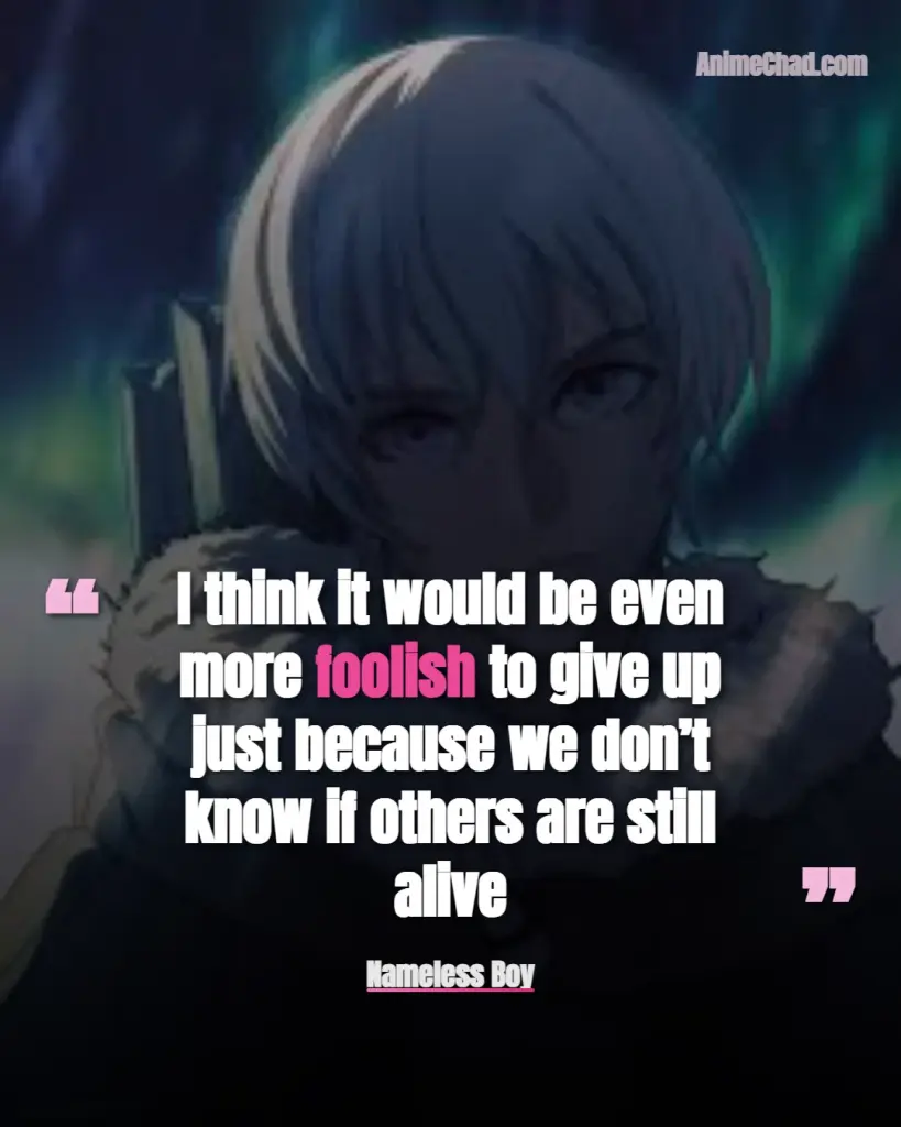 Nameless Boy Quotes