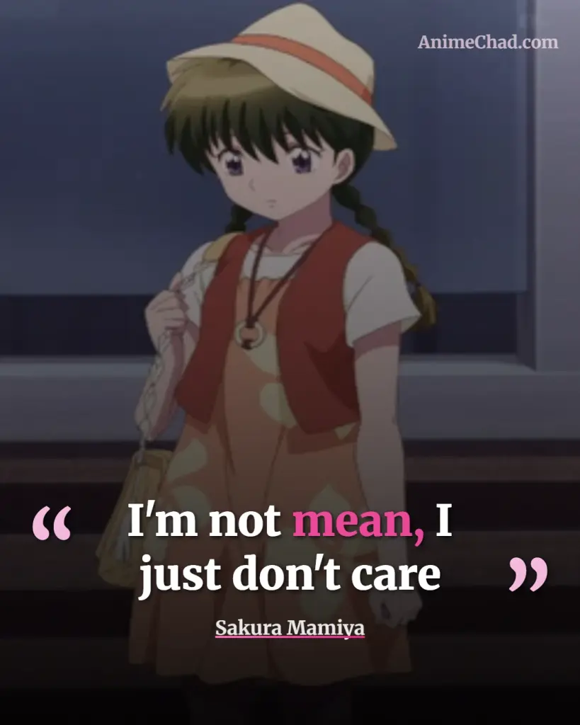Sakura Mamiya Quotes (3)