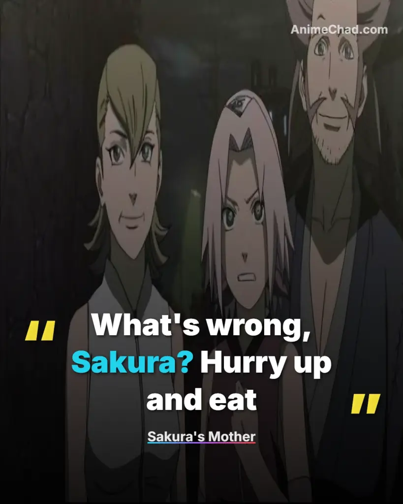Sakura’s Mother Quotes