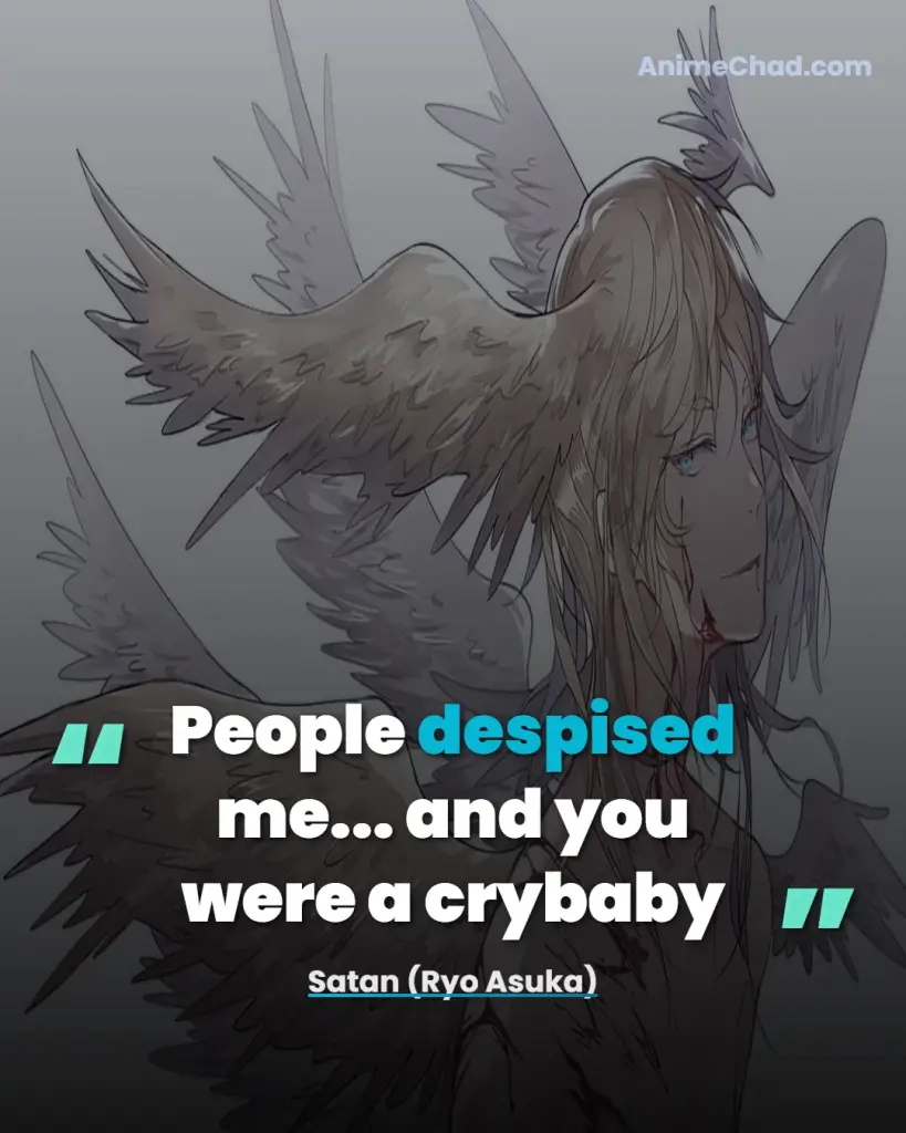 Satan (Ryo Asuka) Quotes (1)