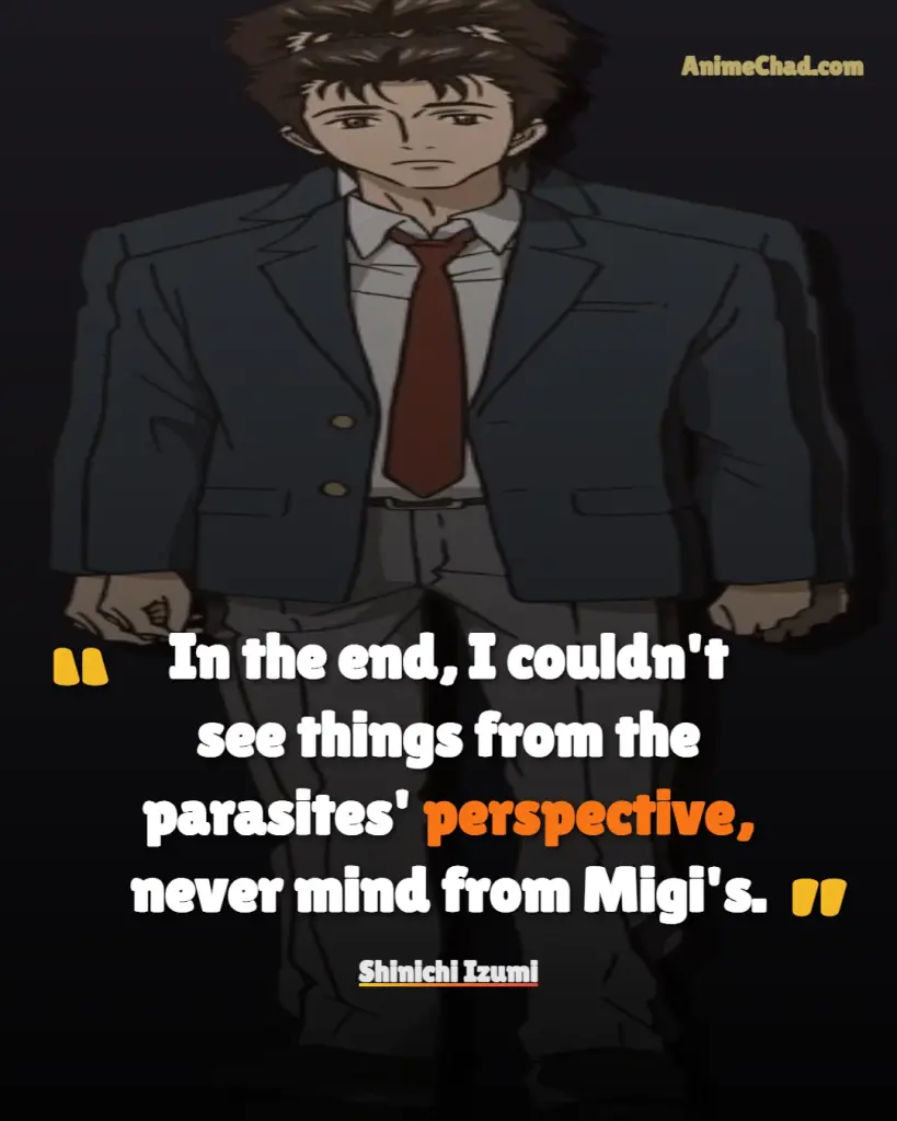 Shinichi Izumi Quotes (10)