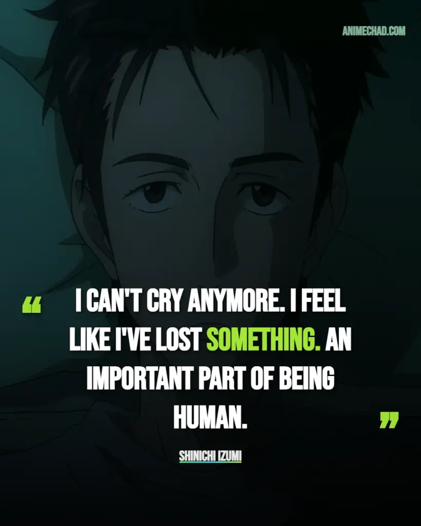 Shinichi Izumi Quotes (4)