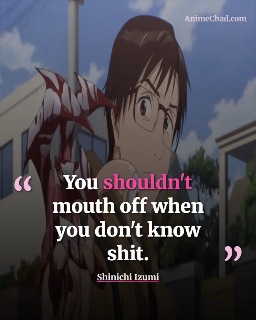 Shinichi Izumi Quotes (5)