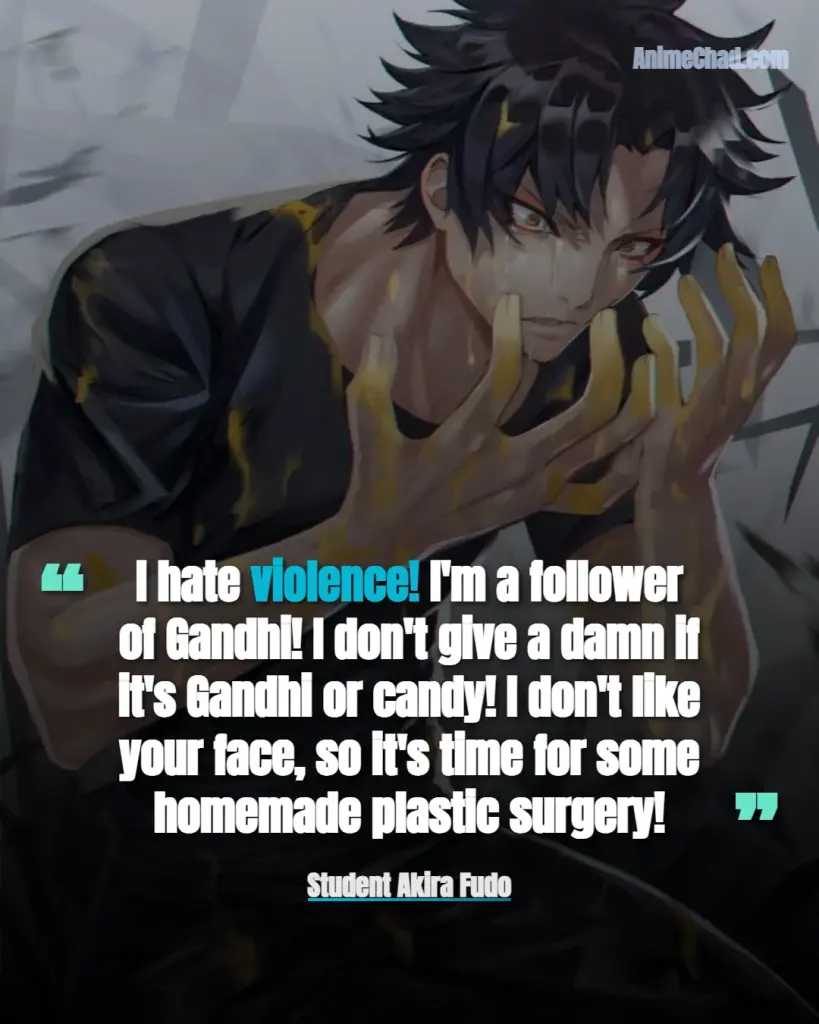 Student Akira Fudo Quotes