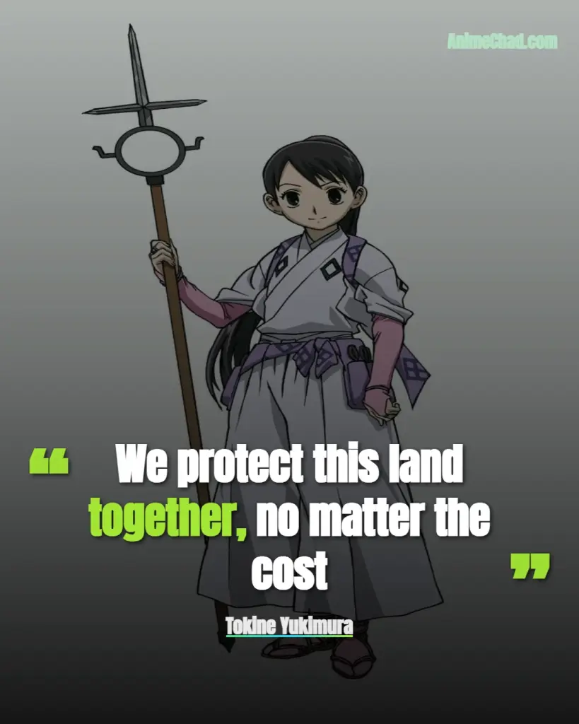Tokine Yukimura Quotes
