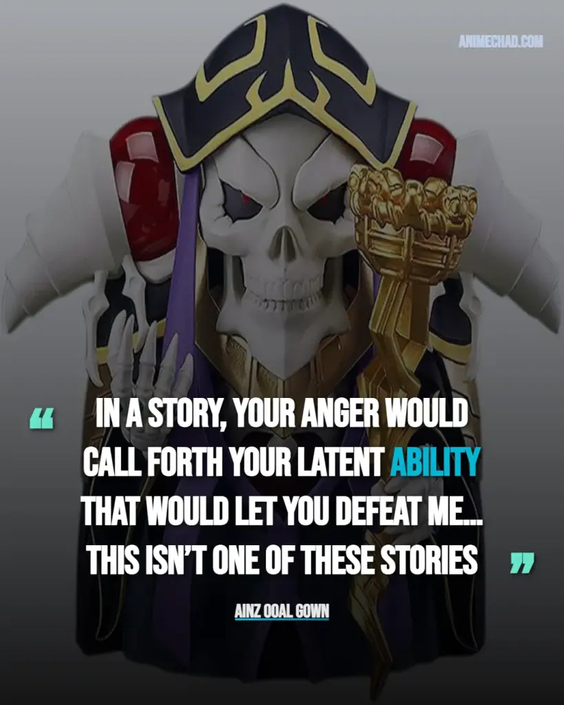 Ainz Ooal Gown Quotes (10)