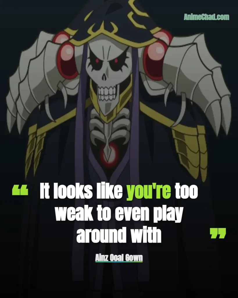 Ainz Ooal Gown Quotes (2)