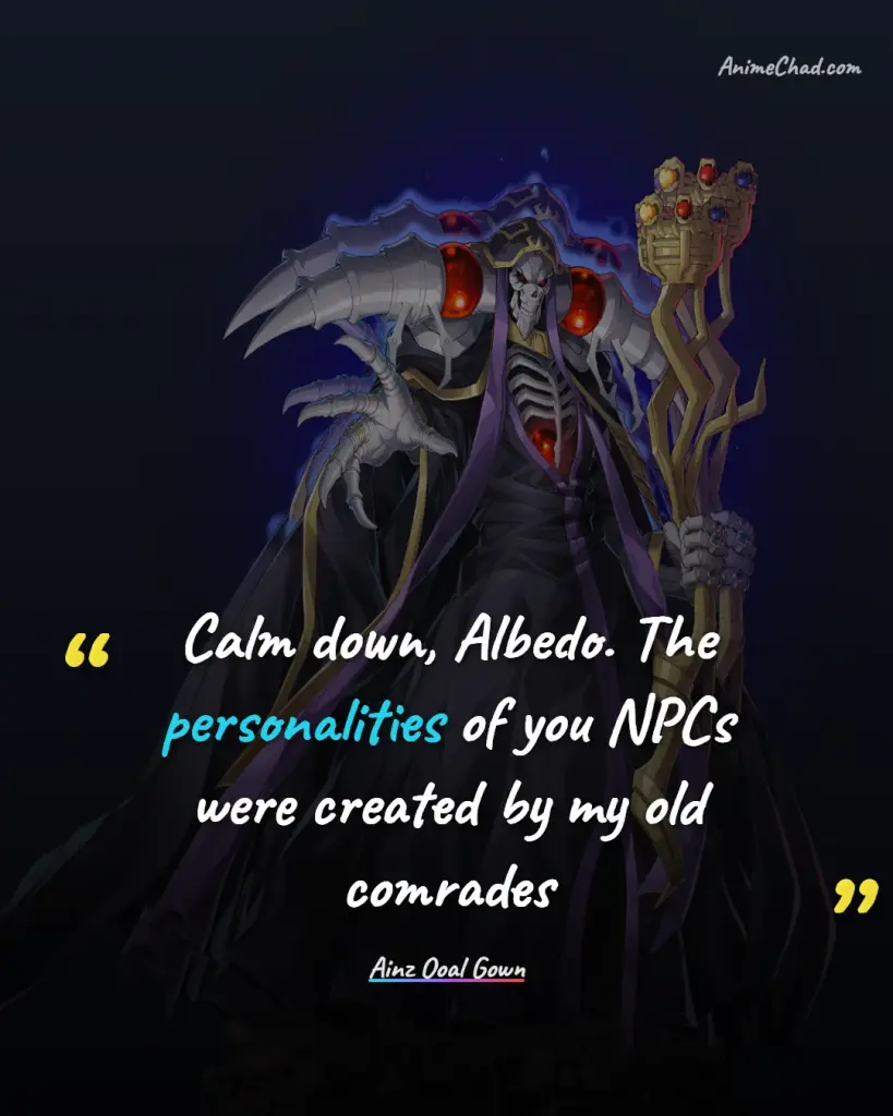 Ainz Ooal Gown Quotes (5)