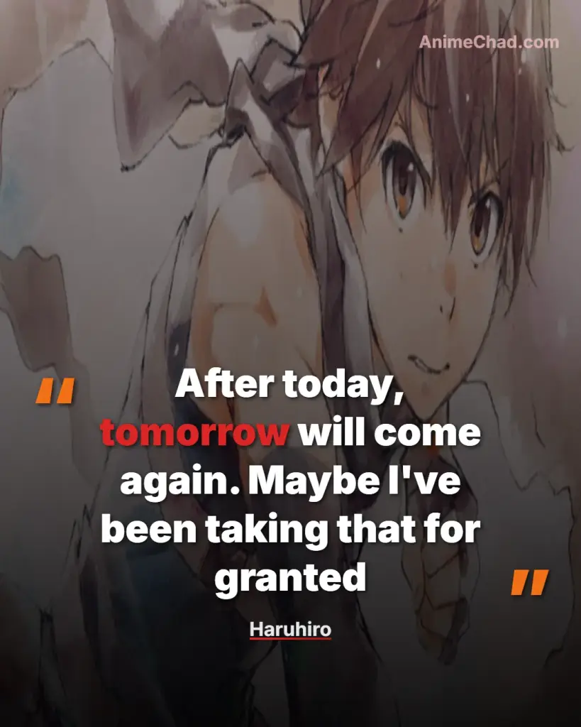 Haruhiro Quotes (7)