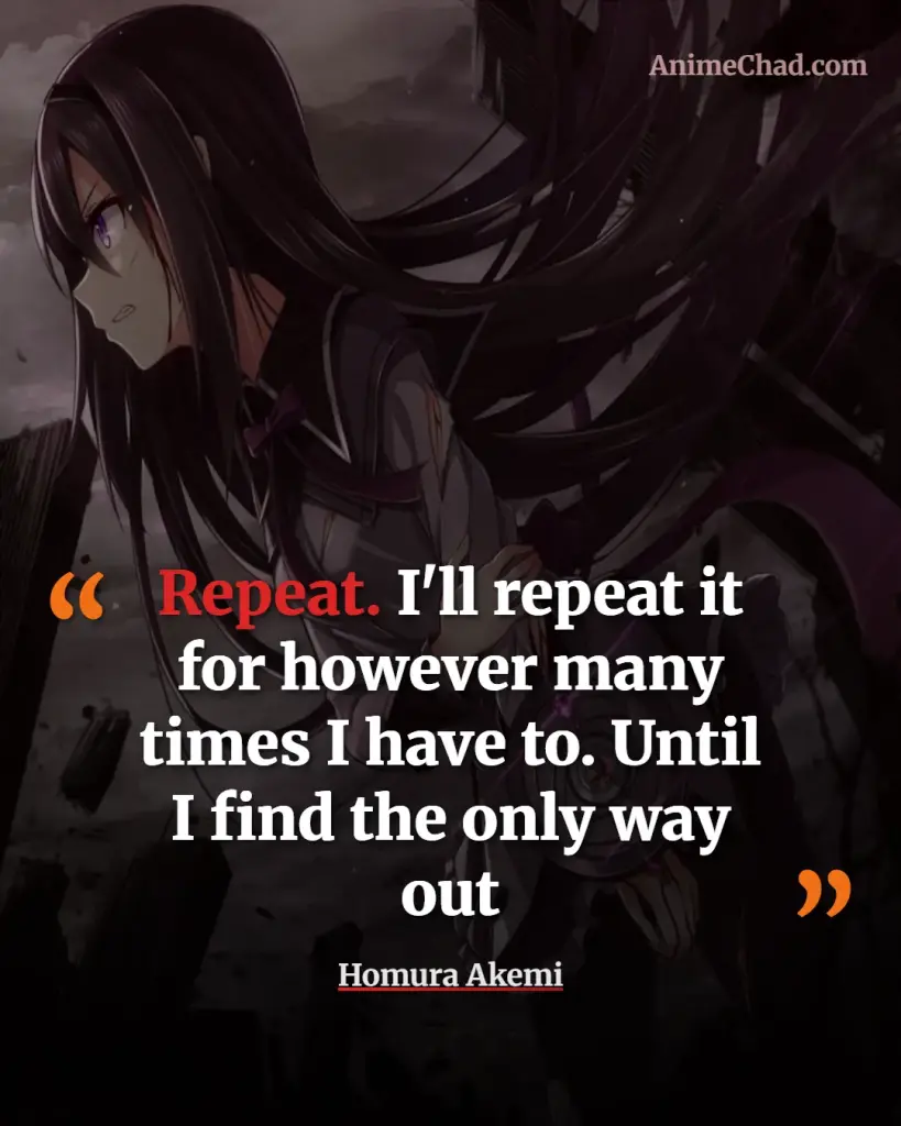 Homura Akemi Quotes (2)