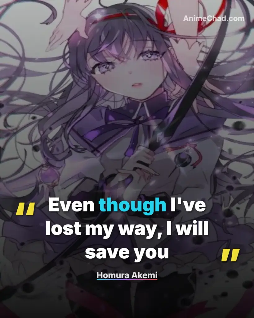 Homura Akemi Quotes (3)