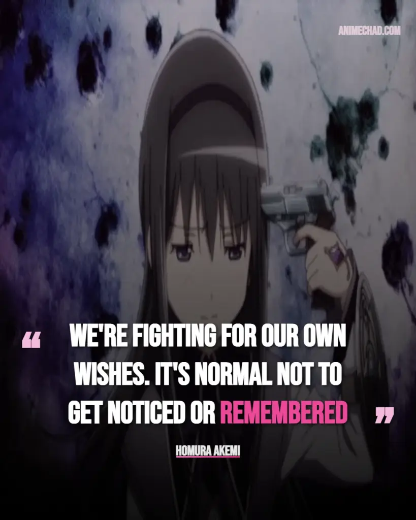 Homura Akemi Quotes (4)