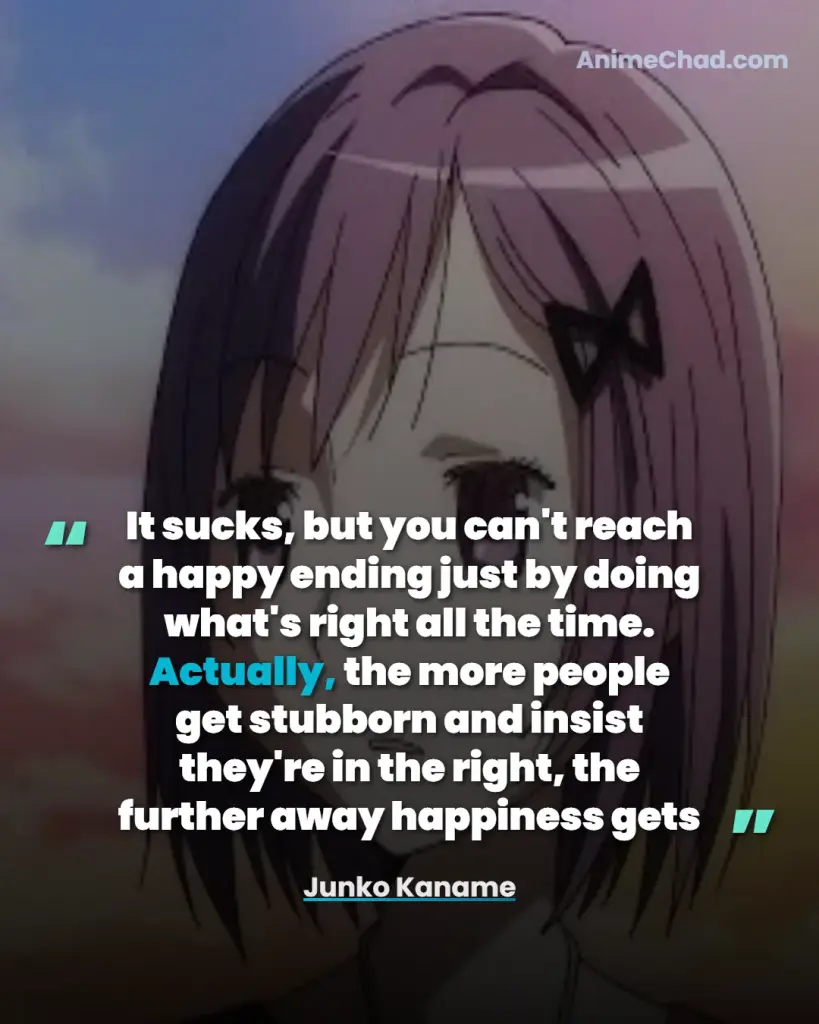 Junko Kaname Quotes