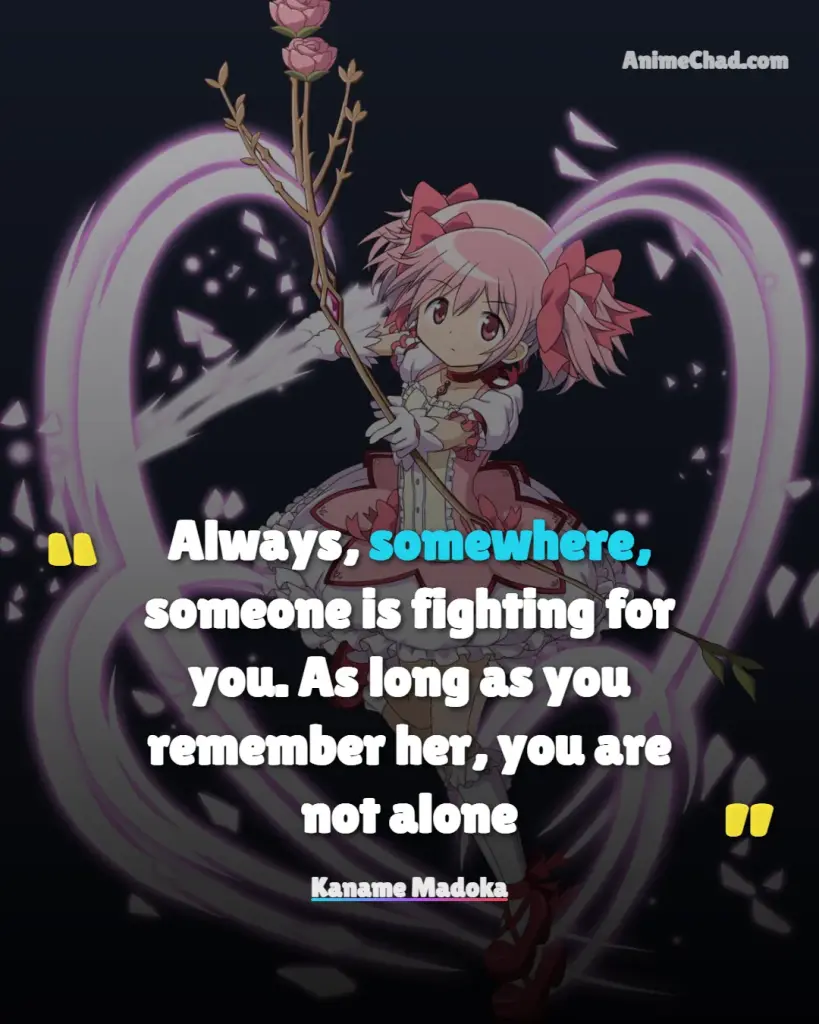 Kaname Madoka Quotes (1)