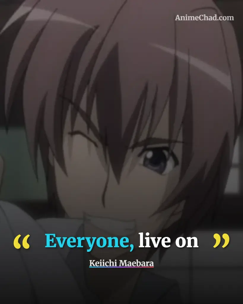Keiichi Maebara Quotes (3)