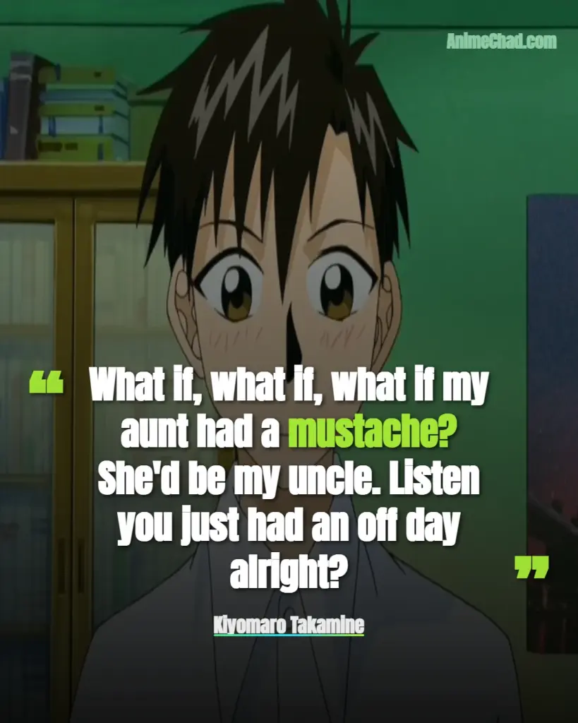 Kiyomaro Takamine Quotes