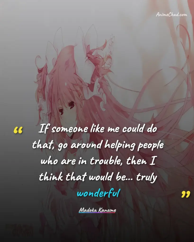 Madoka Kaname Quotes (3)