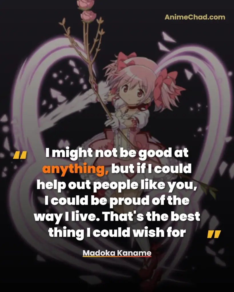 Madoka Kaname Quotes (4)