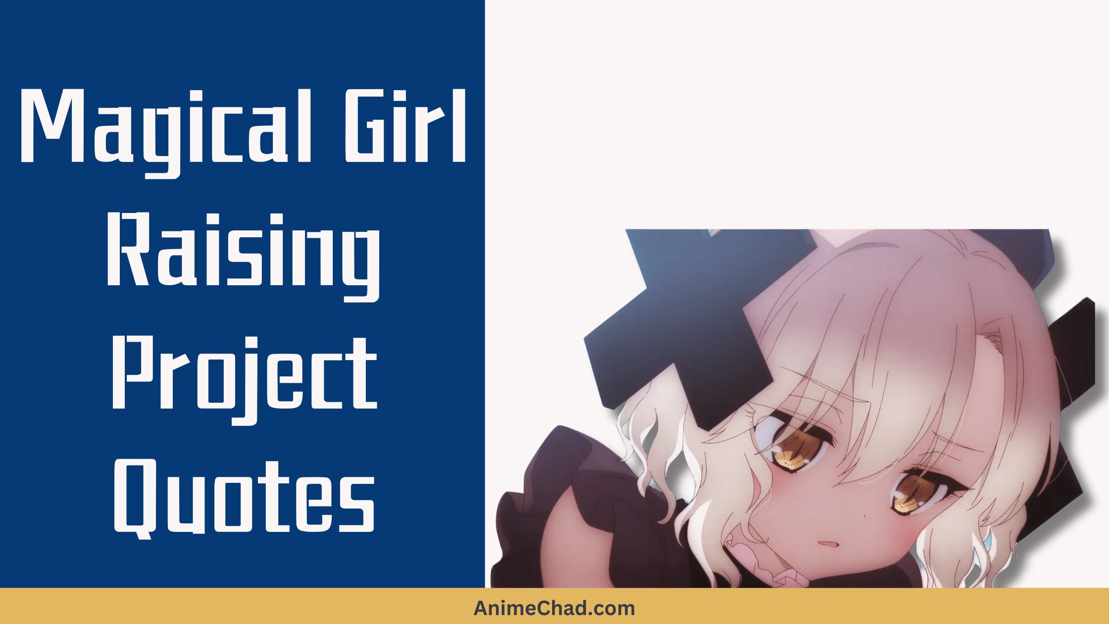 Magical Girl Raising Project Quotes