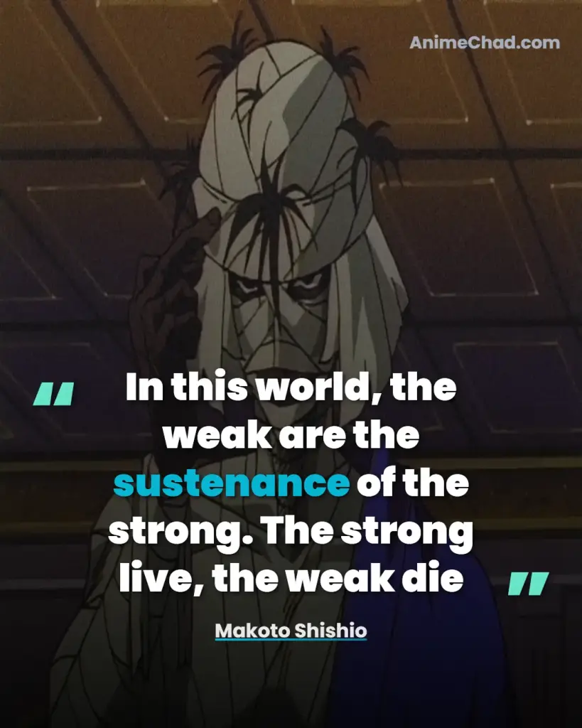 Makoto Shishio Quotes