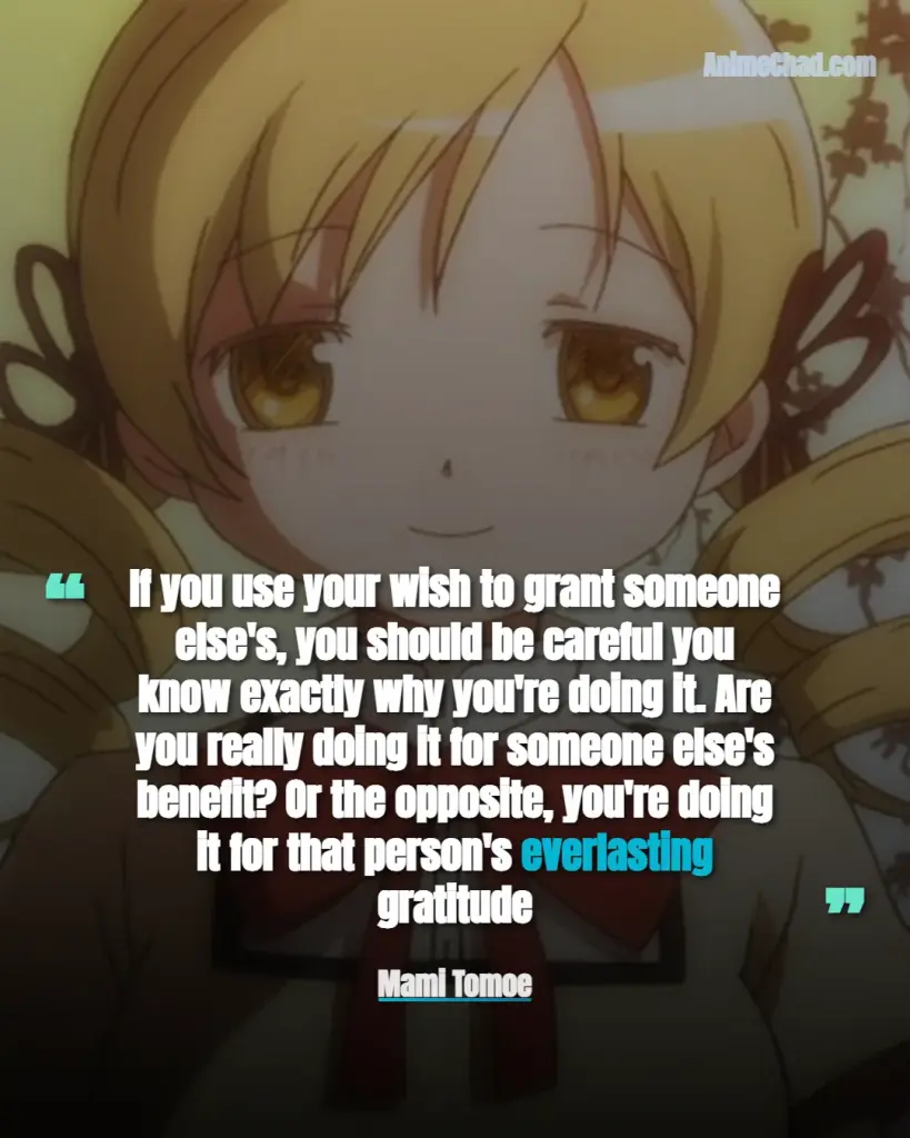 Mami Tomoe Quotes (1)