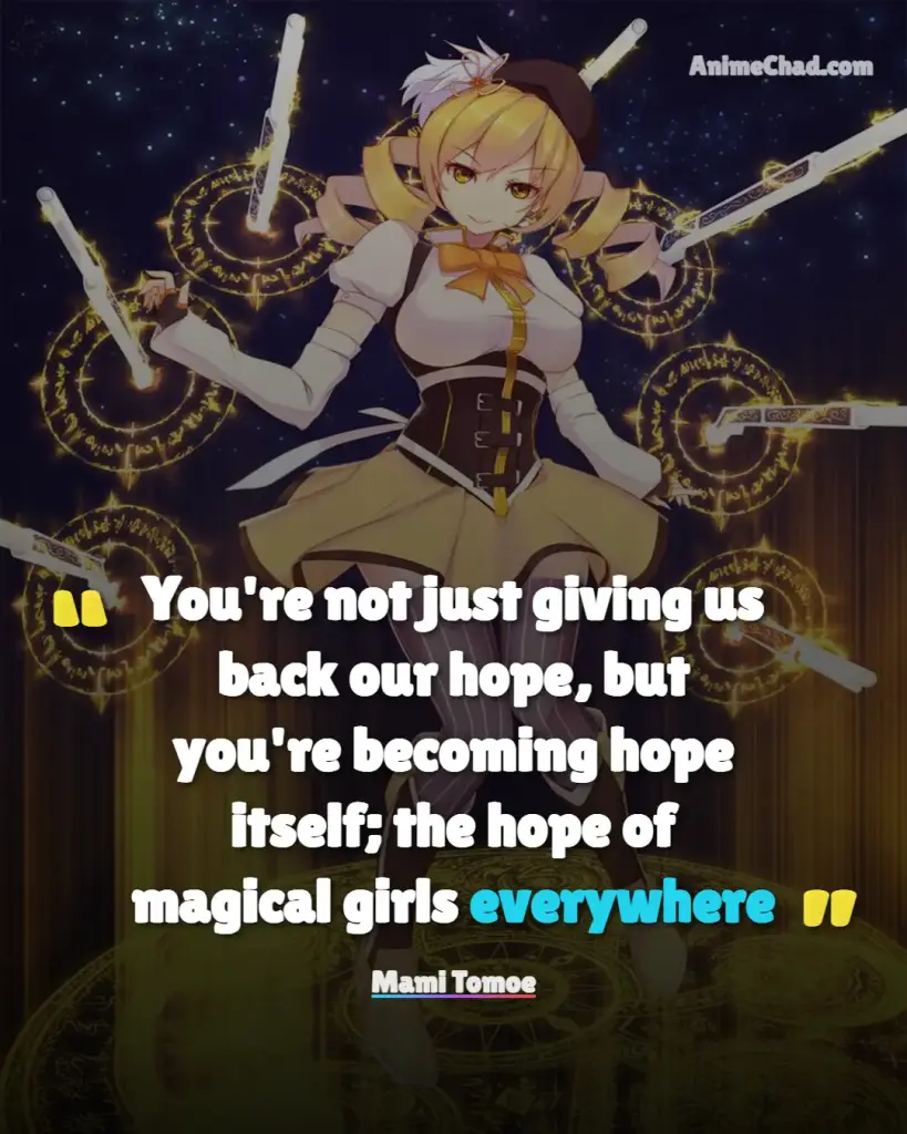 Mami Tomoe Quotes (2)