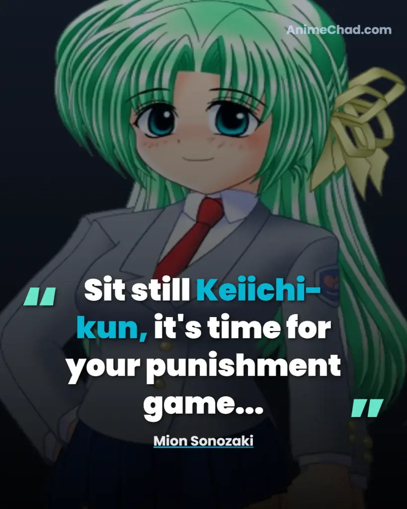 Mion Sonozaki Quotes (3)