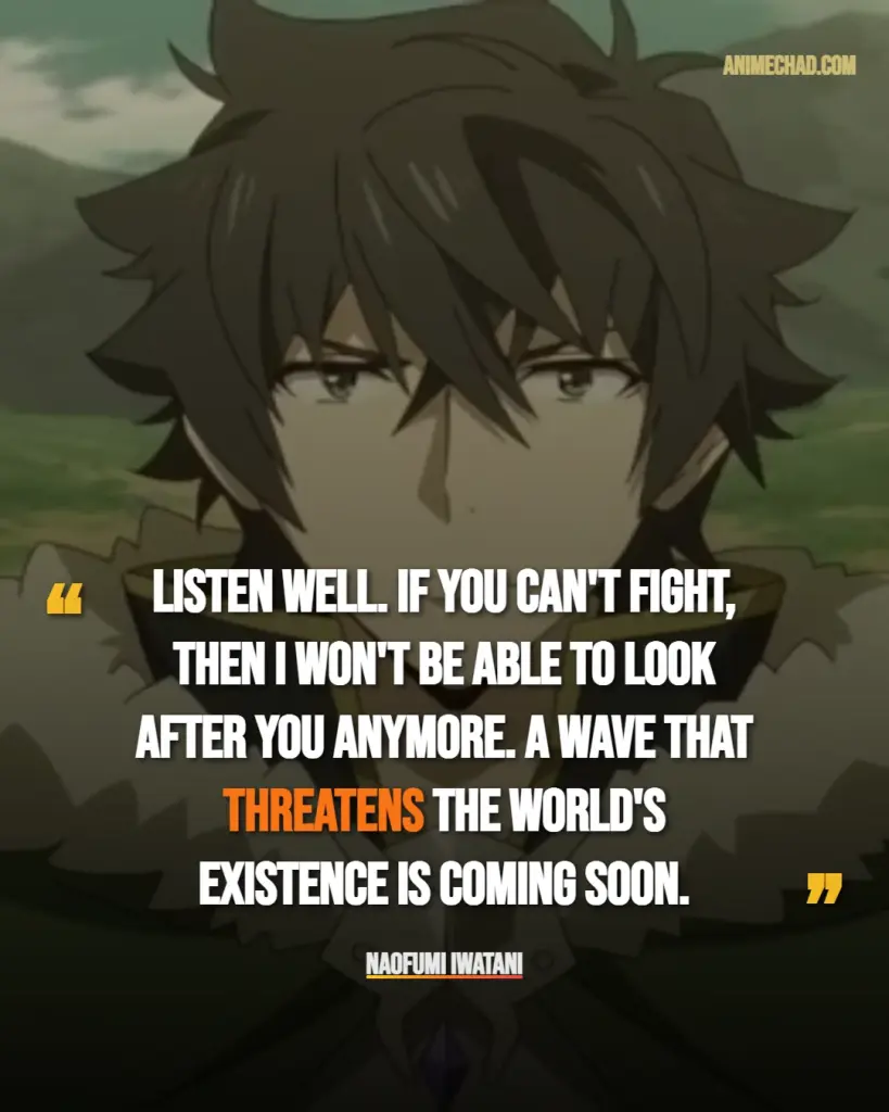 Naofumi Iwatani Quotes (1)