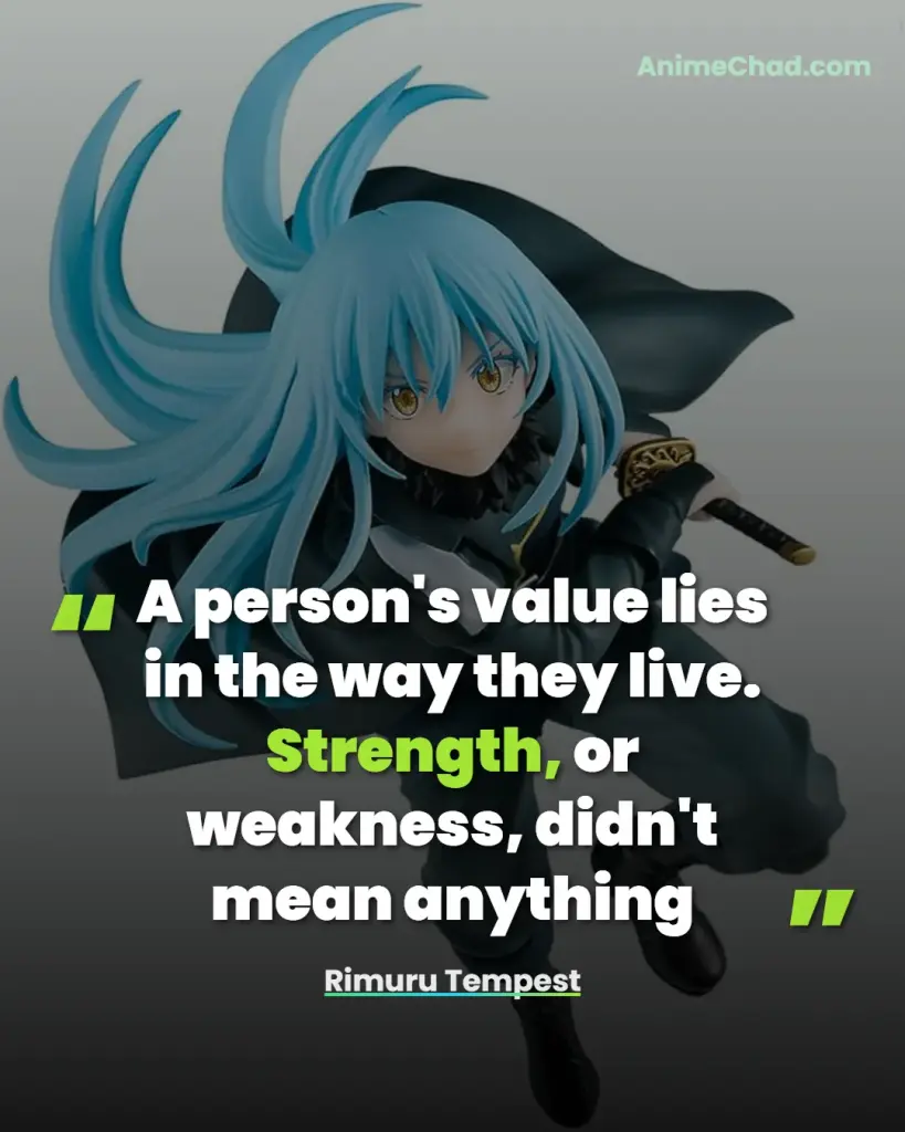 Rimuru Tempest Quotes (10)