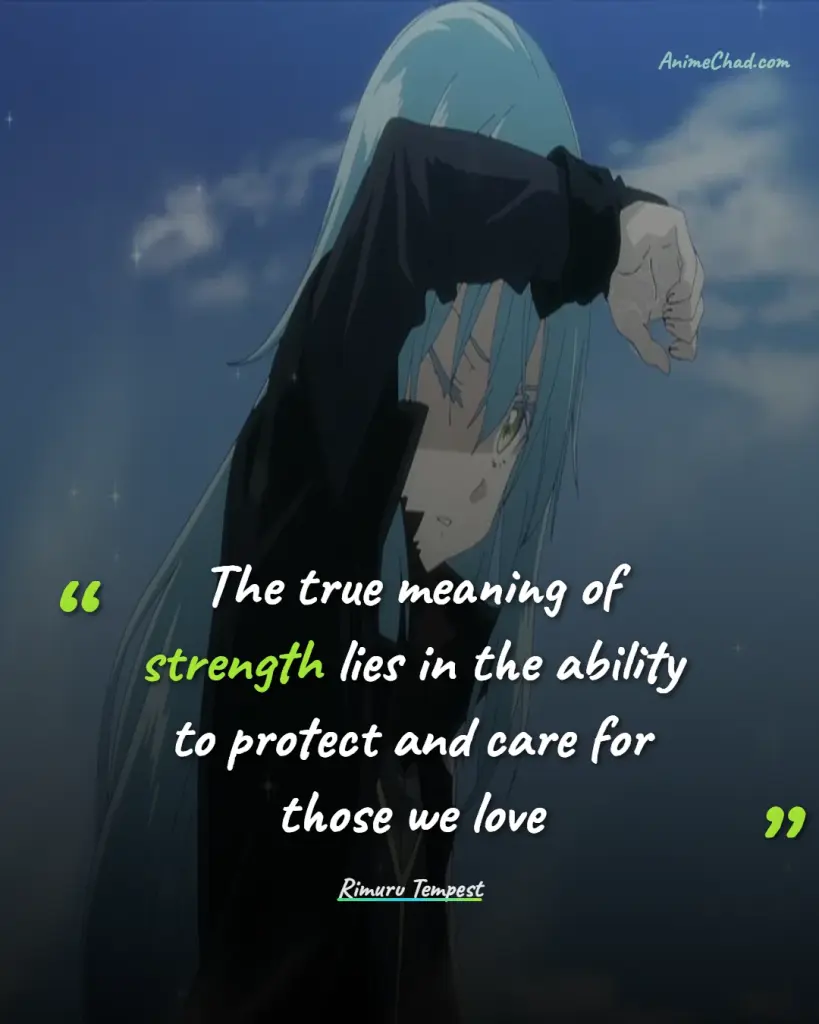 Rimuru Tempest Quotes (14)