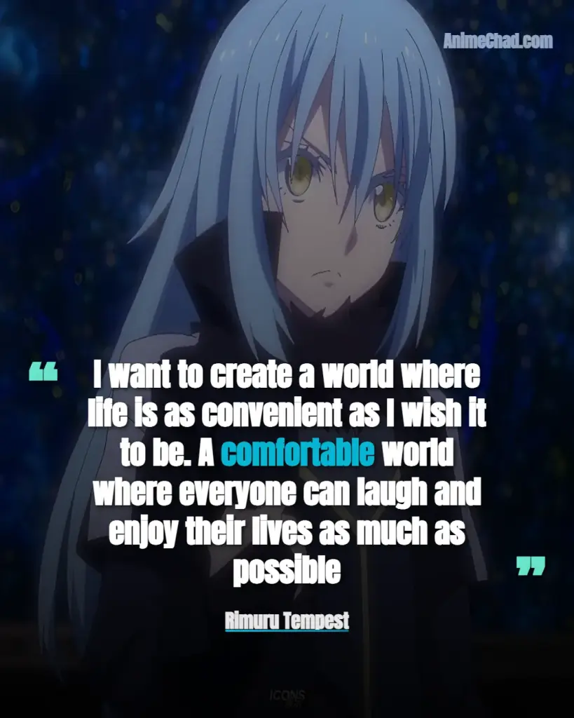 Rimuru Tempest Quotes (6)
