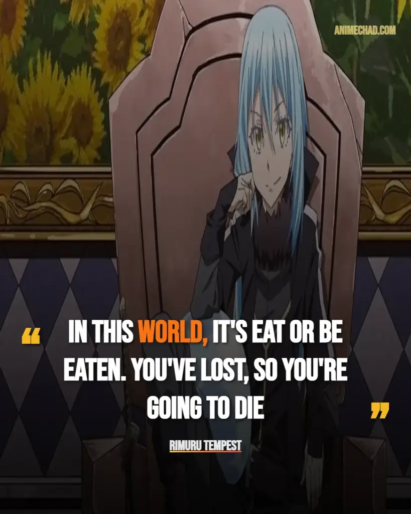 Rimuru Tempest Quotes
