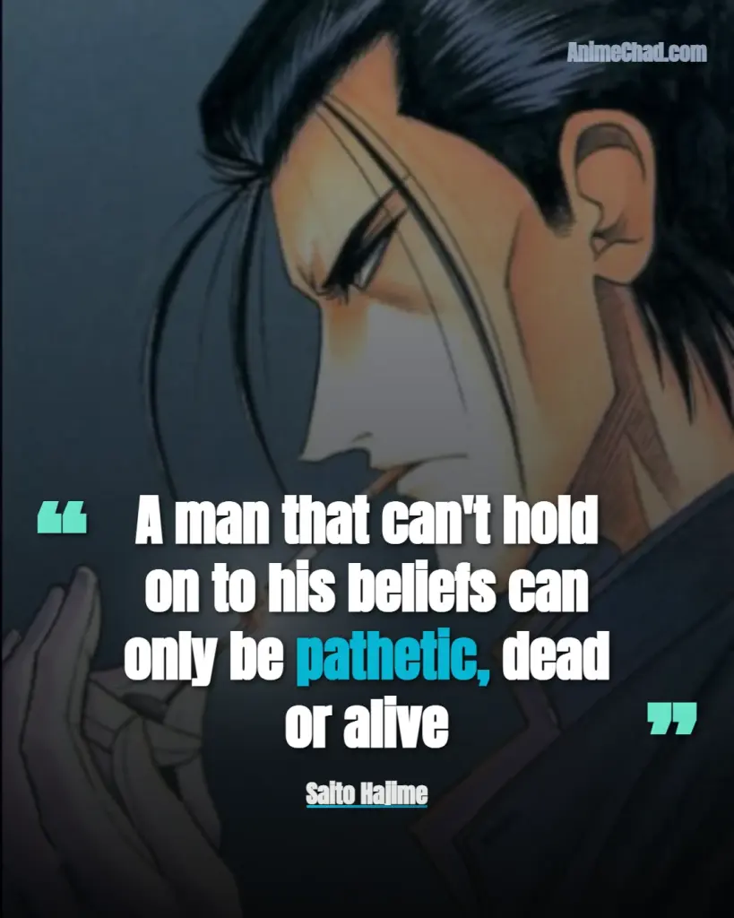 Saito Hajime Quotes