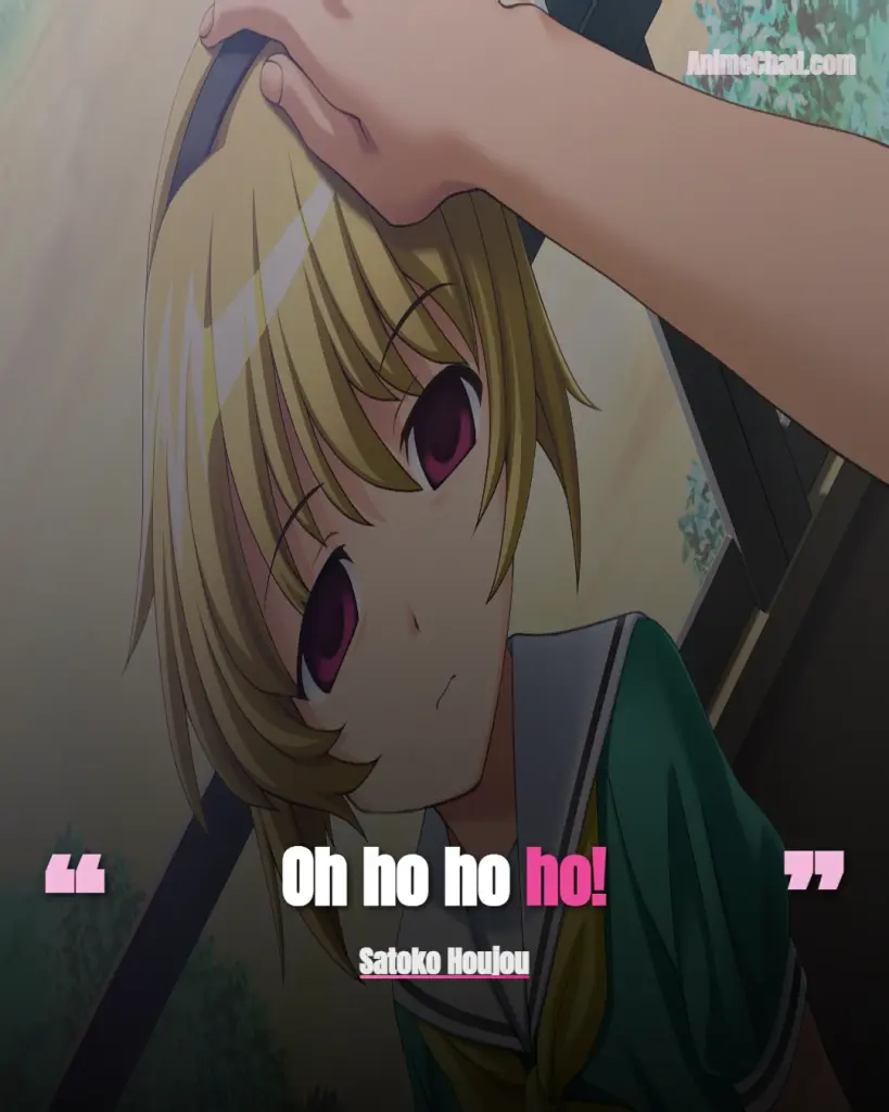 Satoko Houjou Quotes