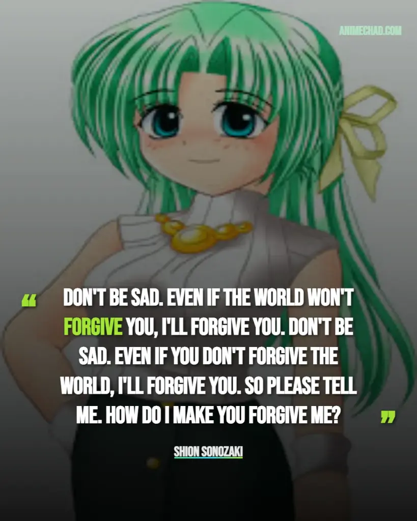 Shion Sonozaki Quotes