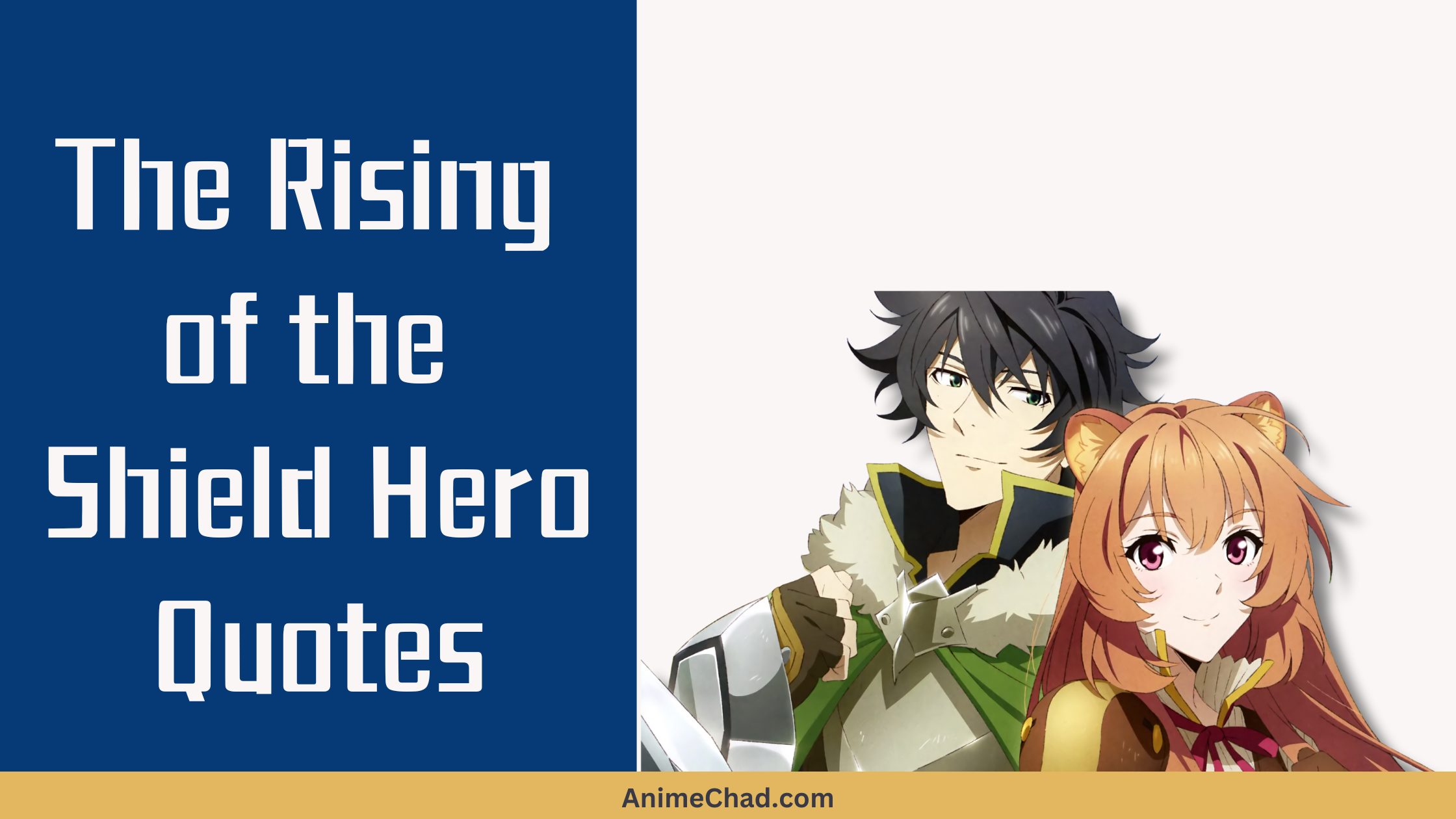 The Rising Of The Shield Hero Quotes