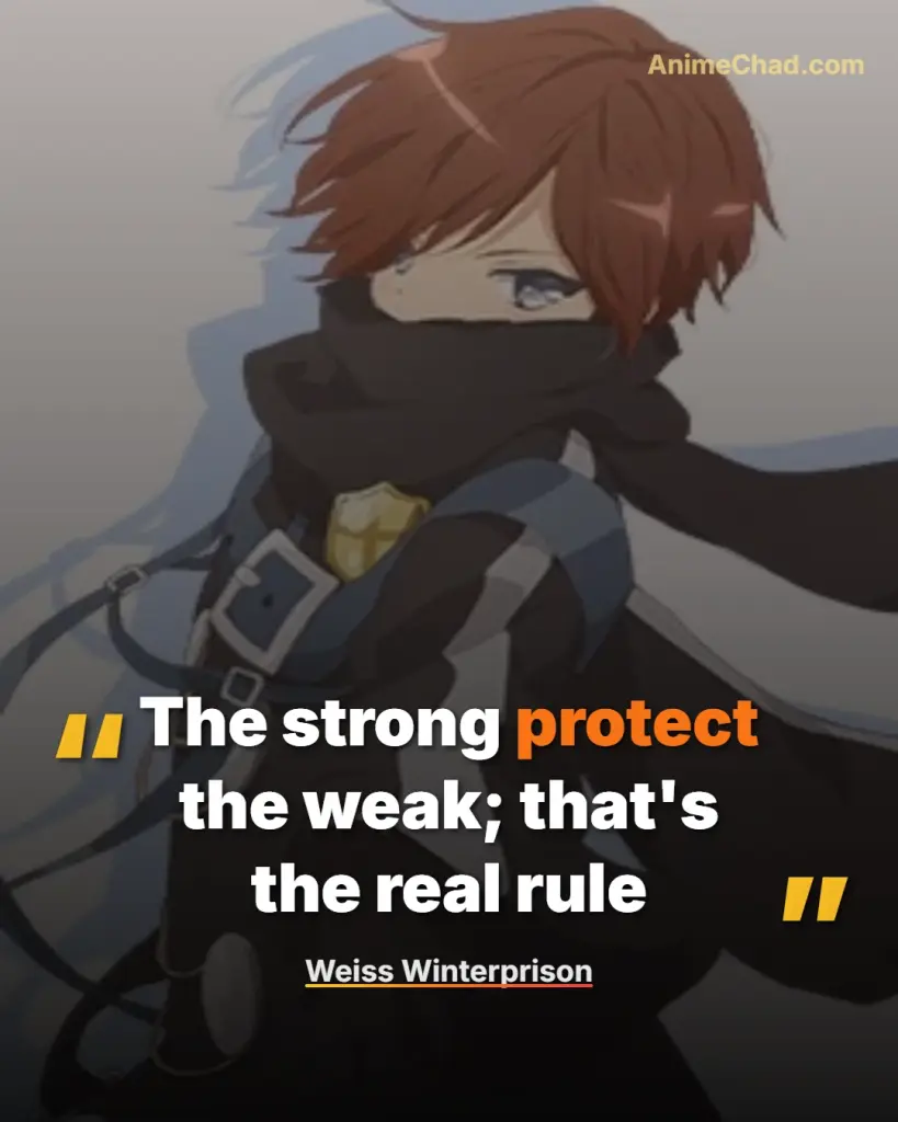 Weiss Winterprison Quotes