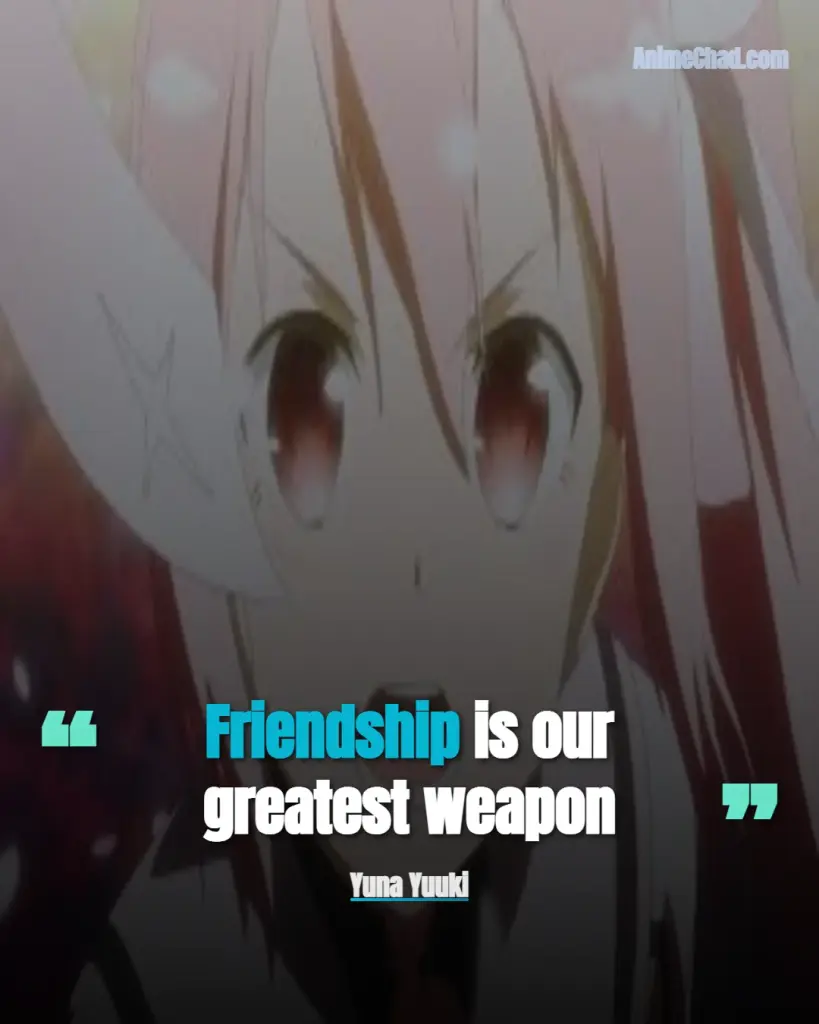 Yuna Yuuki Quotes (3)
