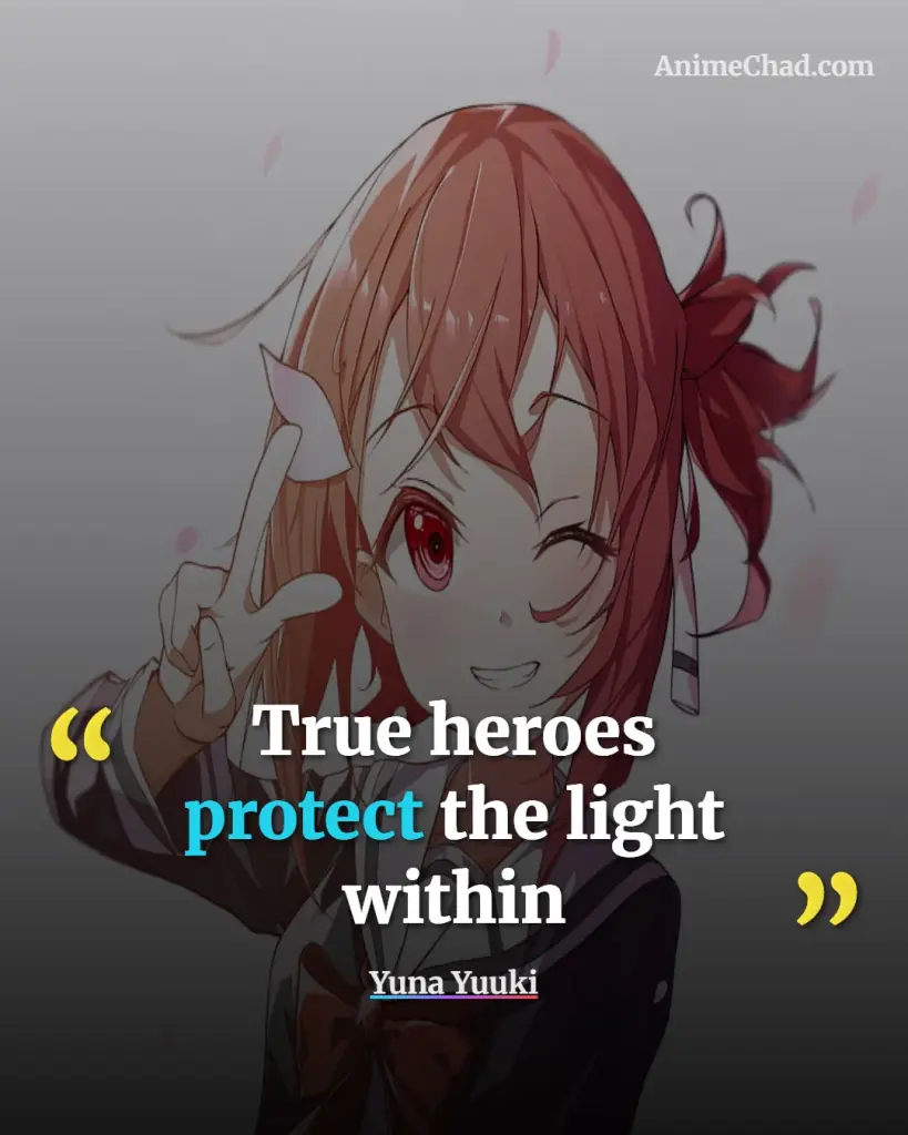 Yuna Yuuki Quotes (8)