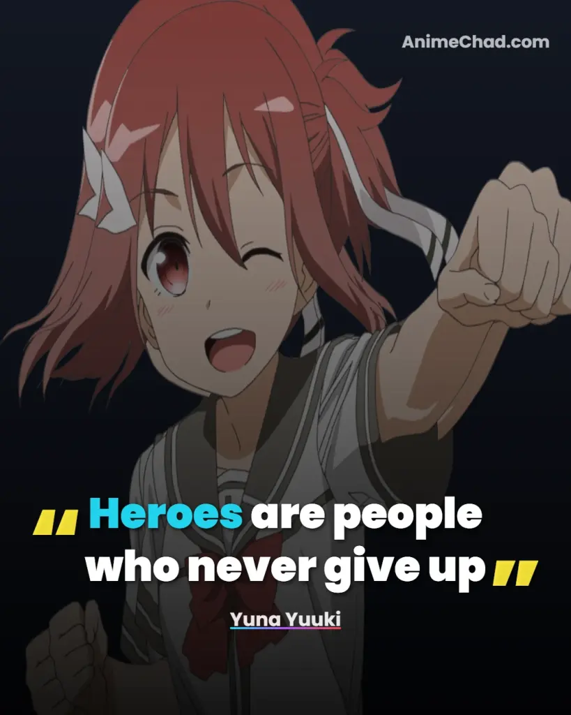 Yuna Yuuki Quotes