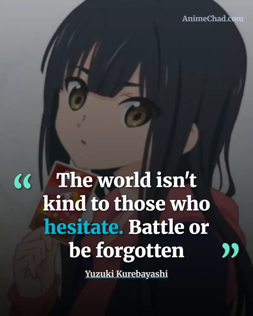Yuzuki Kurebayashi Quotes