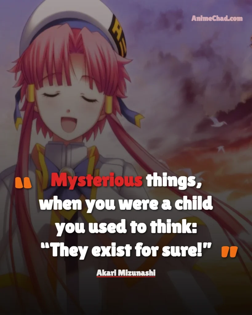 Akari Mizunashi Quotes (1)