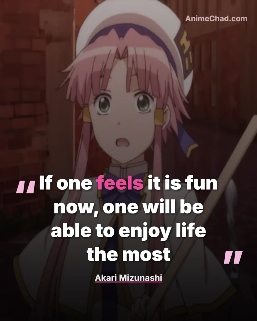 Akari Mizunashi Quotes