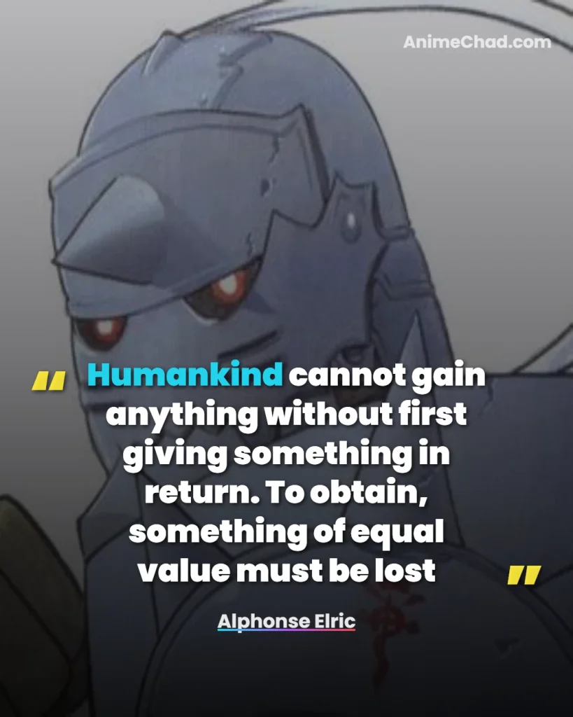 Alphonse Elric Quotes