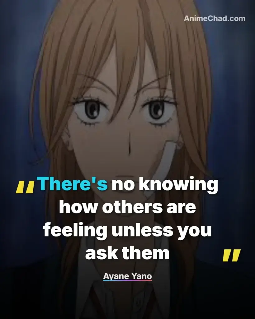 Ayane Yano Quotes (1)