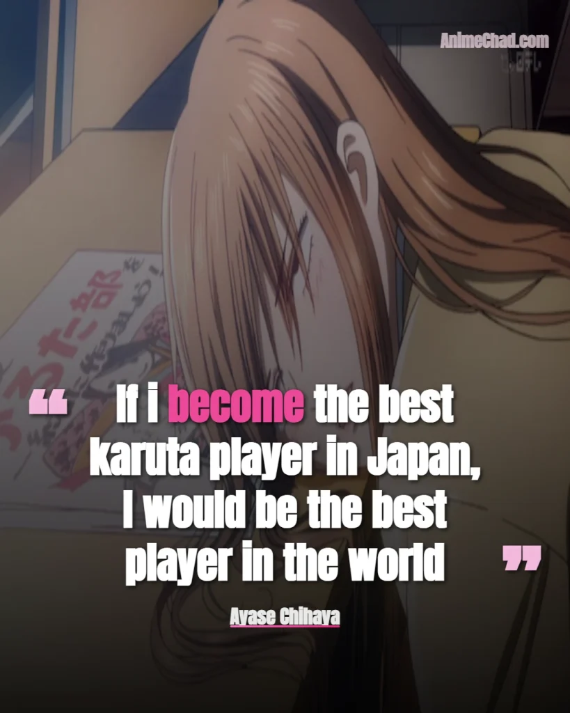 Ayase Chihaya Quotes (1)
